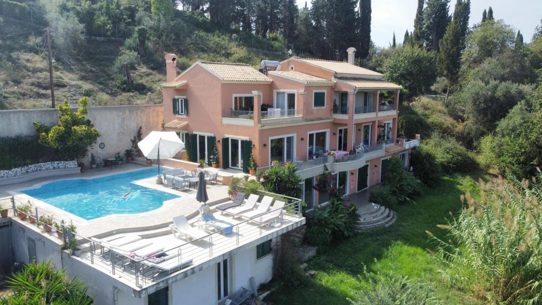 Casa T With Amazing Views In Corfu Villa Kontokali Eksteriør bilde