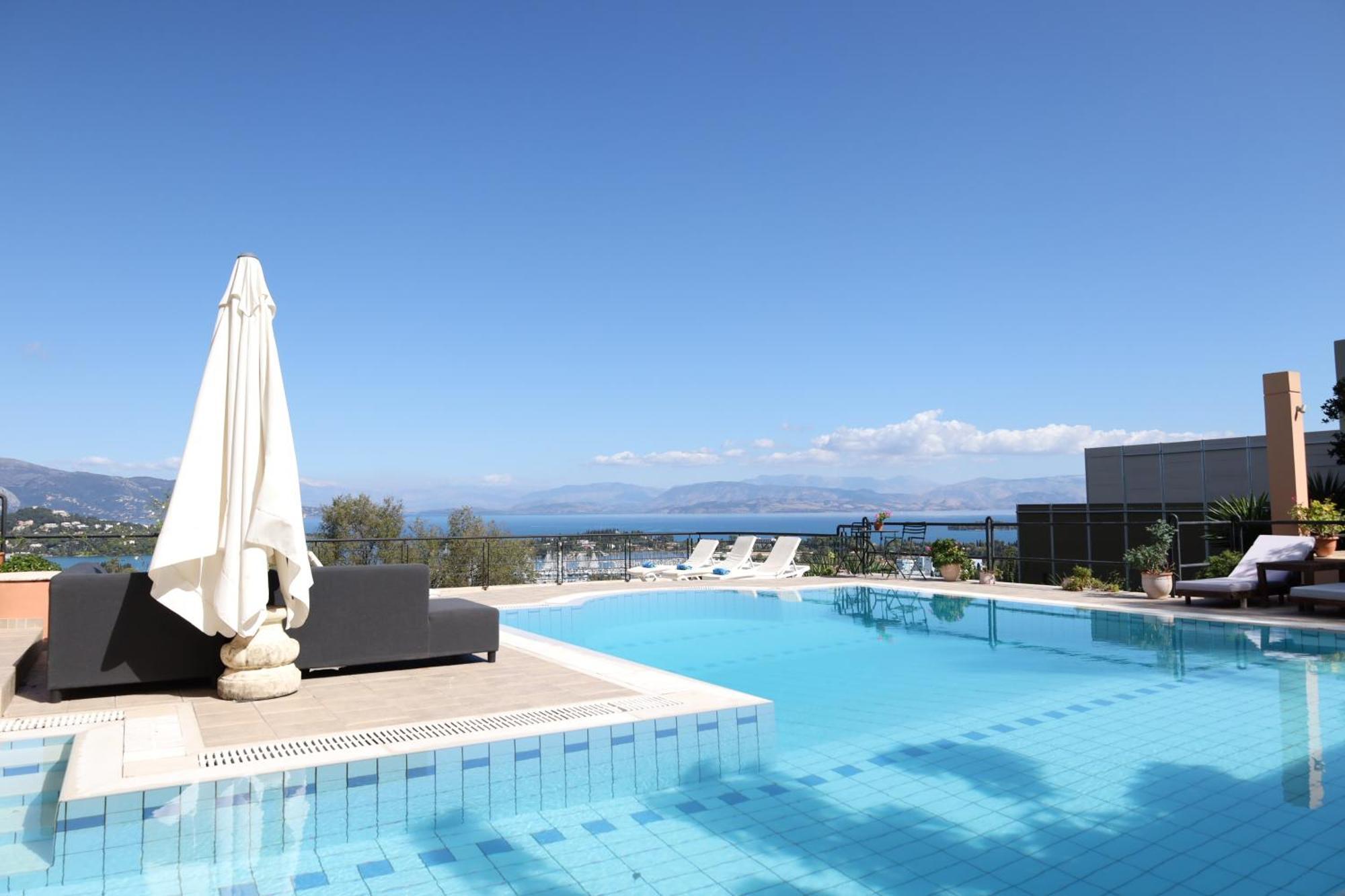 Casa T With Amazing Views In Corfu Villa Kontokali Eksteriør bilde