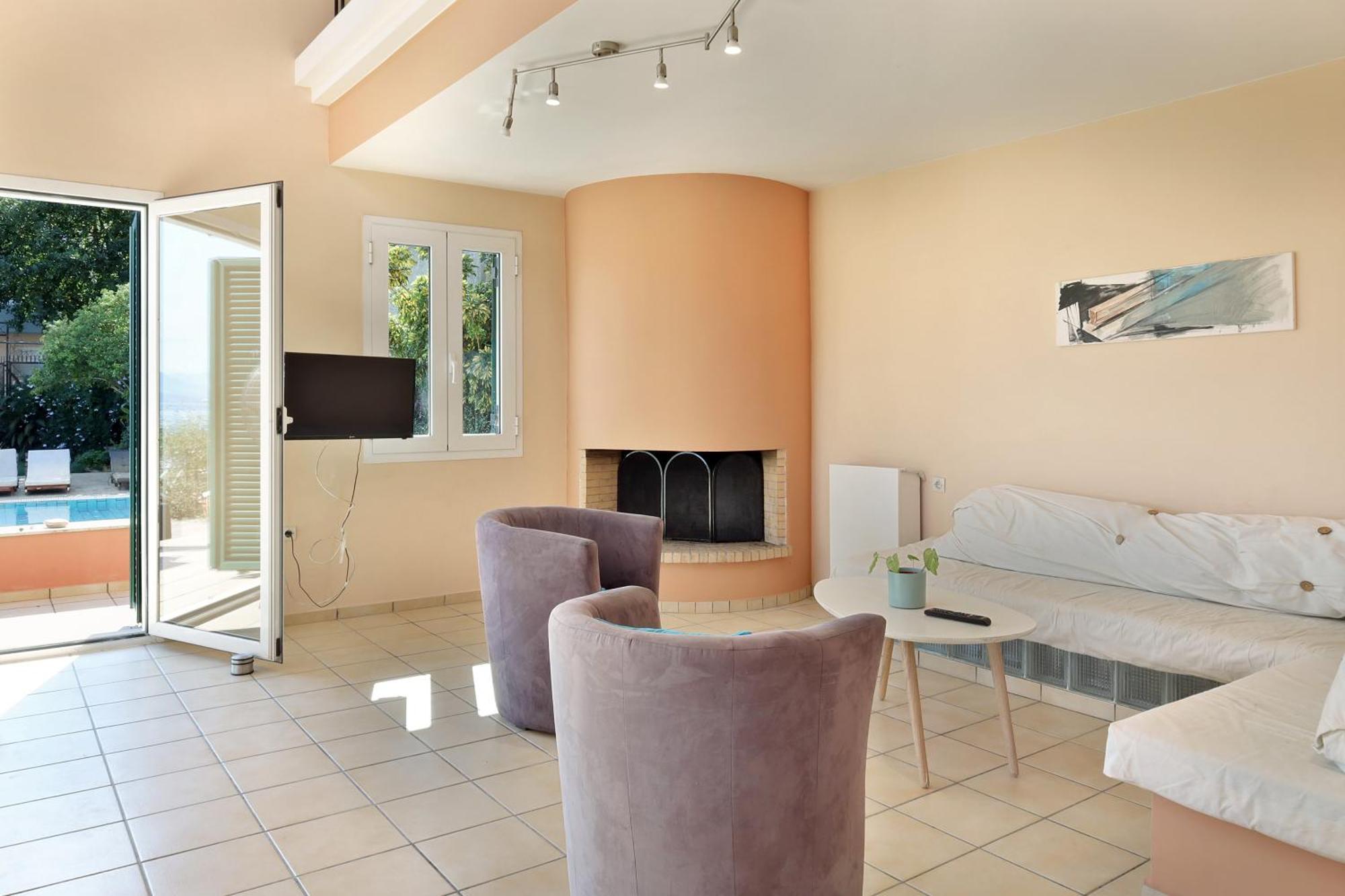 Casa T With Amazing Views In Corfu Villa Kontokali Eksteriør bilde